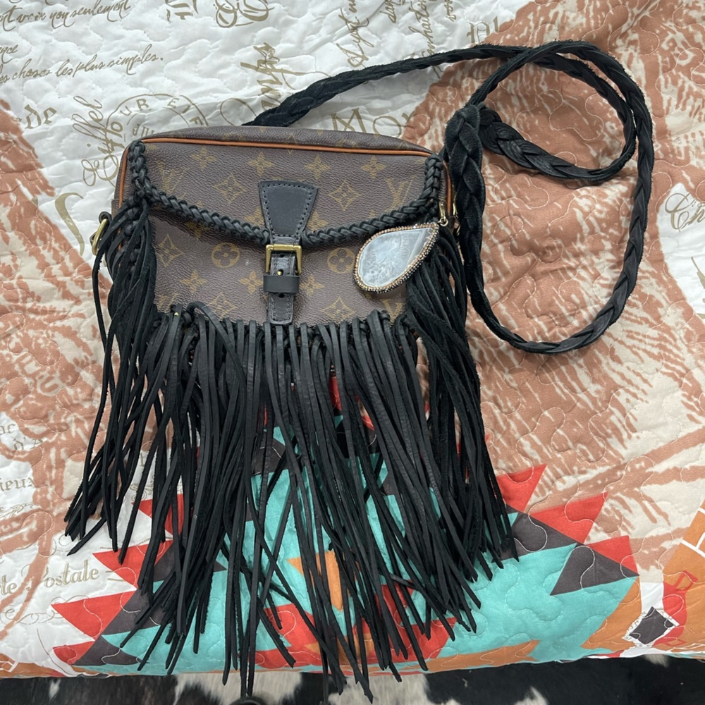 Authentic Vintage Boho Louis Vuitton crossbody
